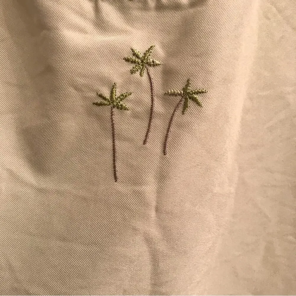 Line Two Palm Tree Sleeveless Dress Size Large - Picture 4 of 8